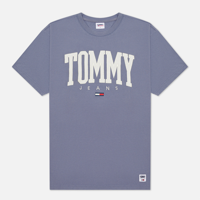 фото Футболка мужская tommy jeans dm0dm12550 фиолетовая xxl