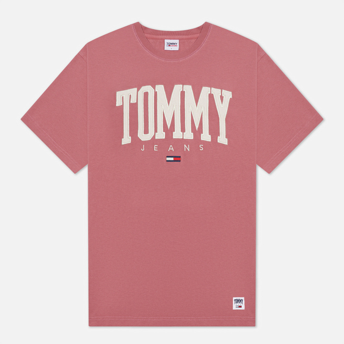 фото Футболка мужская tommy jeans dm0dm12550 розовая xxl