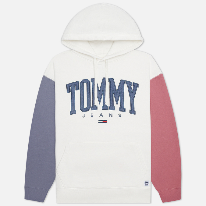 фото Худи мужское tommy jeans dm0dm12546 белое xxl