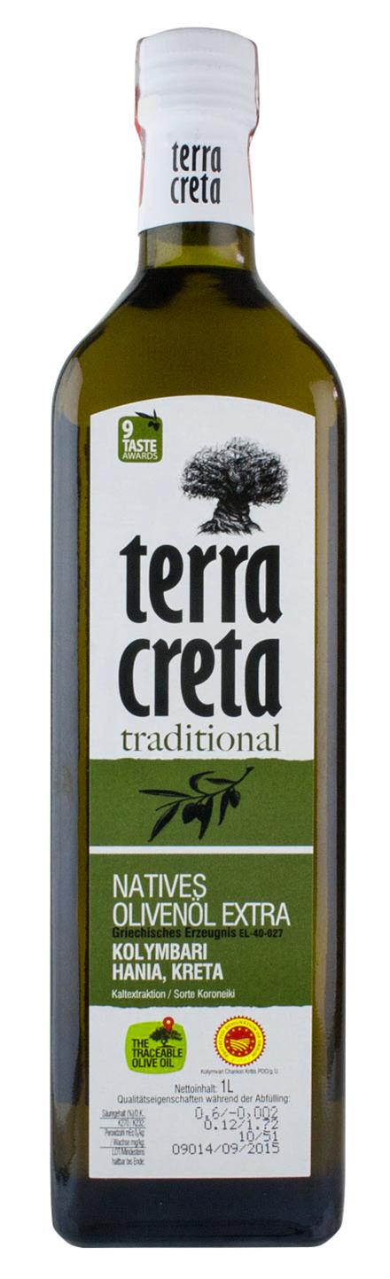 Оливковое масло Terra Creta Kolymvari Extra Virgin нерафинированное 1 л