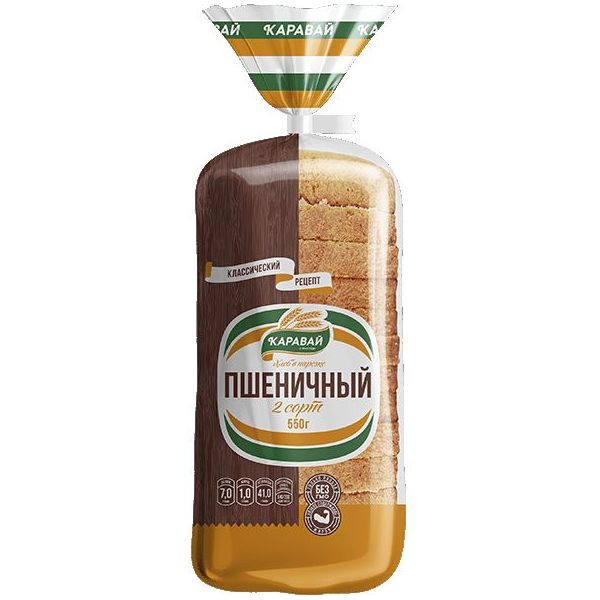 

Хлеб Каравай Пшеничный 510 г