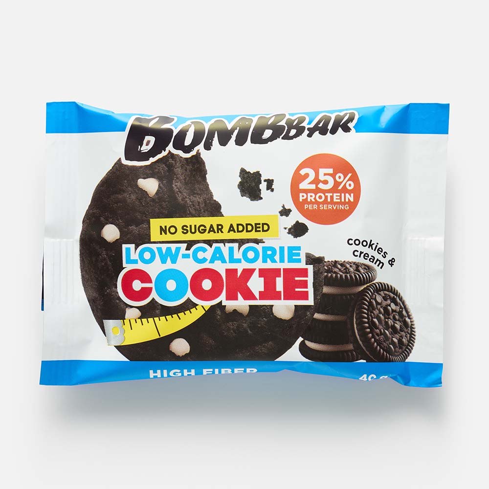 

Печенье Bombbar, 25% протеина, без сахара, печенье и крем, 40 г