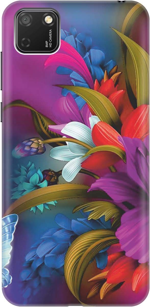 

Чехол на Honor 9S/Huawei Y5P с принтом "Фантастические цветы", Зеленый;красный, 178