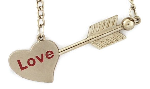 

Парные брелоки унисекс 4Love4You DBR013 золотистые, Золотистый, DBR013