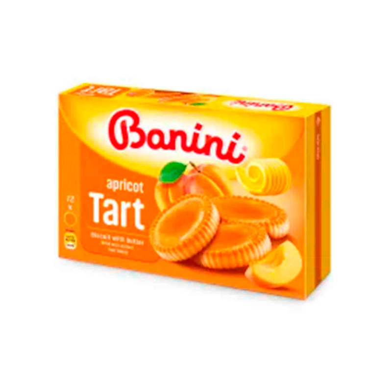 

Пирожное Бисквит Banini Tart Абрикос 245 г