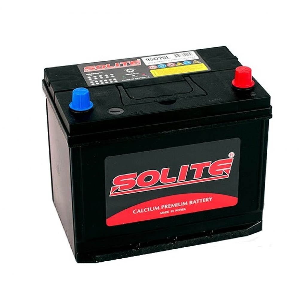 

SOLITE Аккумуляторная батарея 6СТ85 260х168х220 95D26L BH