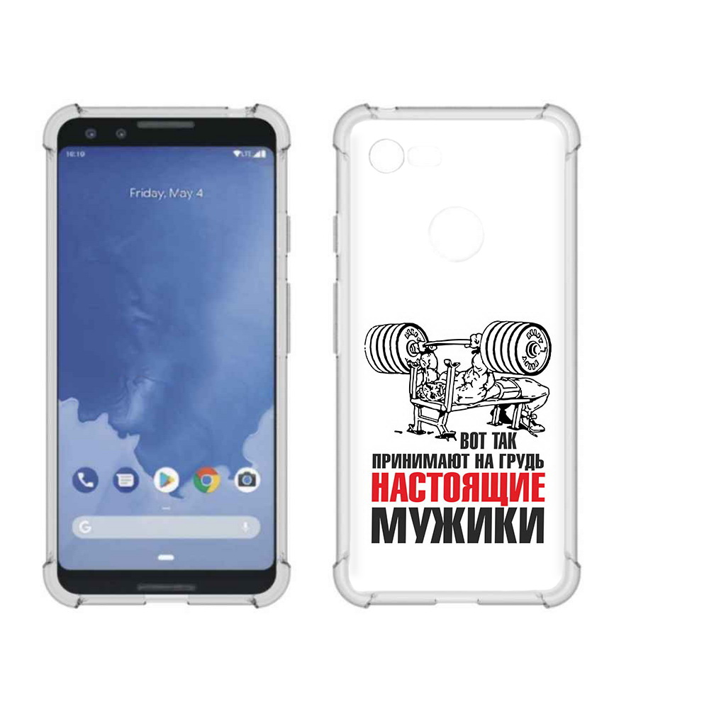 

Чехол MyPads Tocco для Google Pixel 3 бодибилдинг для мужиков, Прозрачный, Tocco