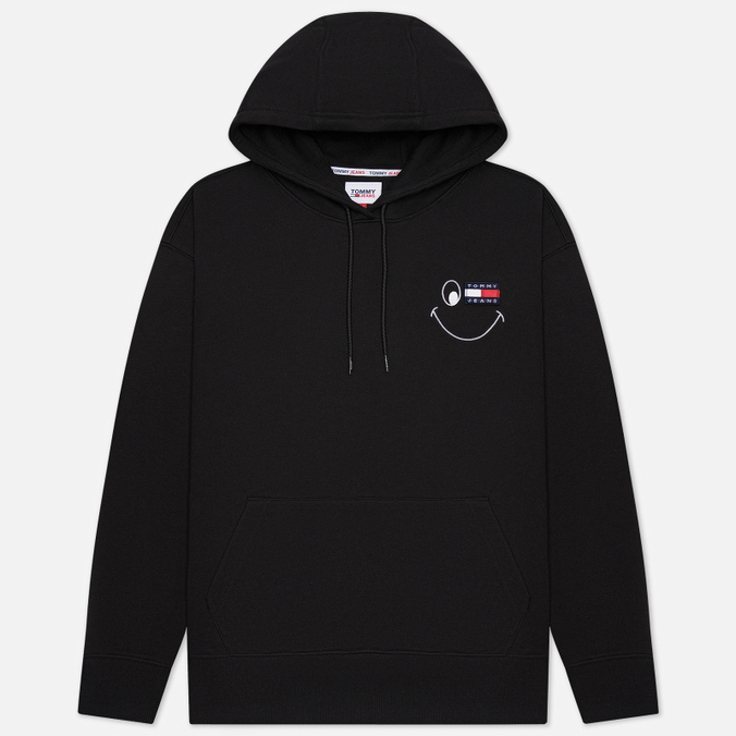 

Худи мужское Tommy Jeans DM0DM11869 черное XL, DM0DM11869
