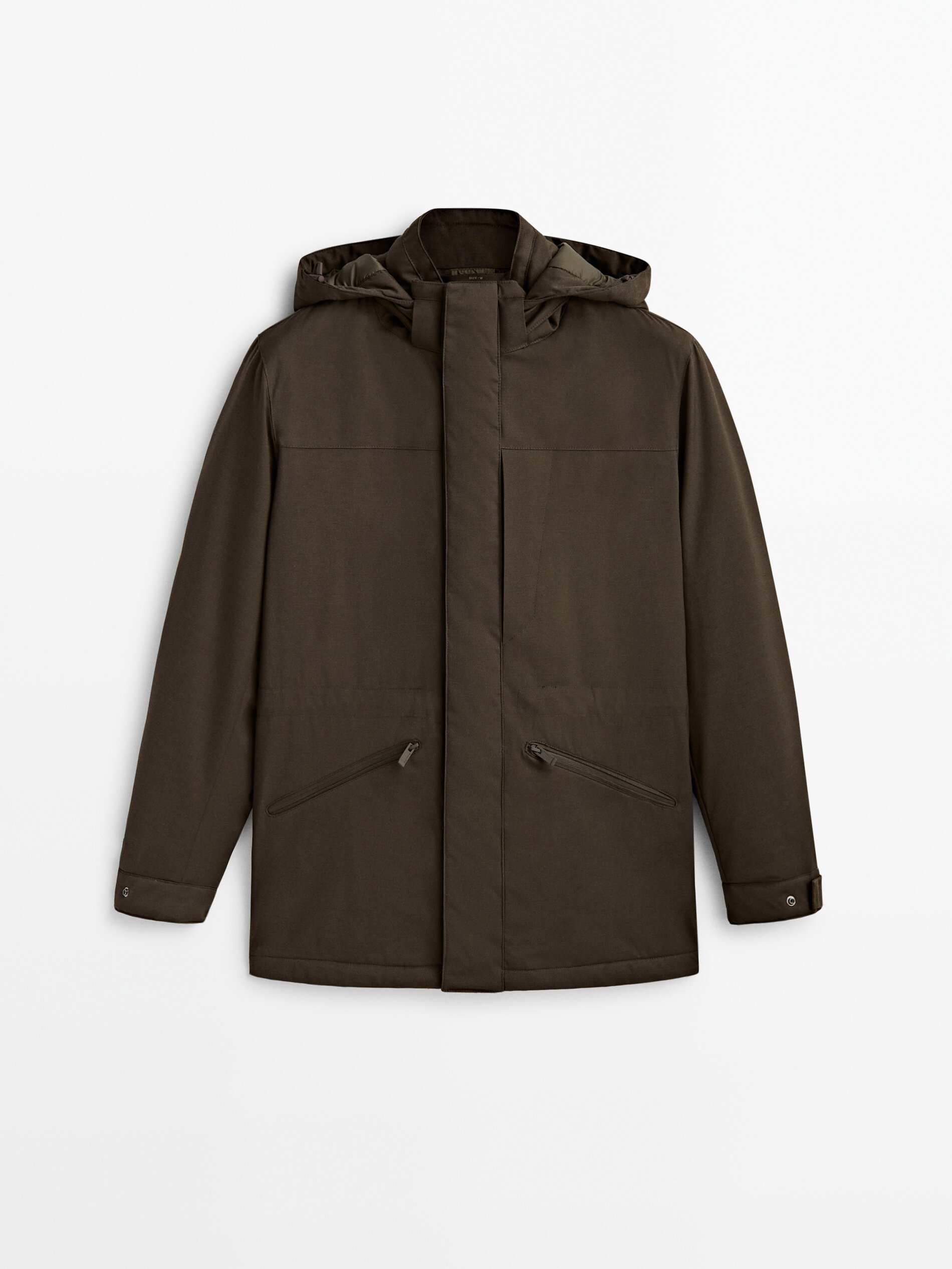 

Куртка мужская Massimo Dutti 03421239700 коричневая M, 03421239700