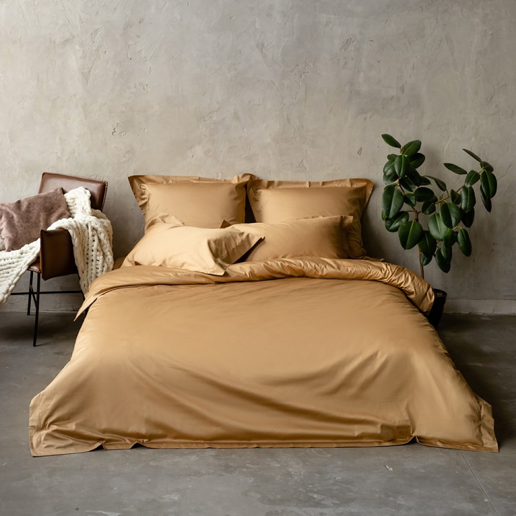 

Комплект постельного белья BELLEHOME Стефания Honey 300 ТС евро