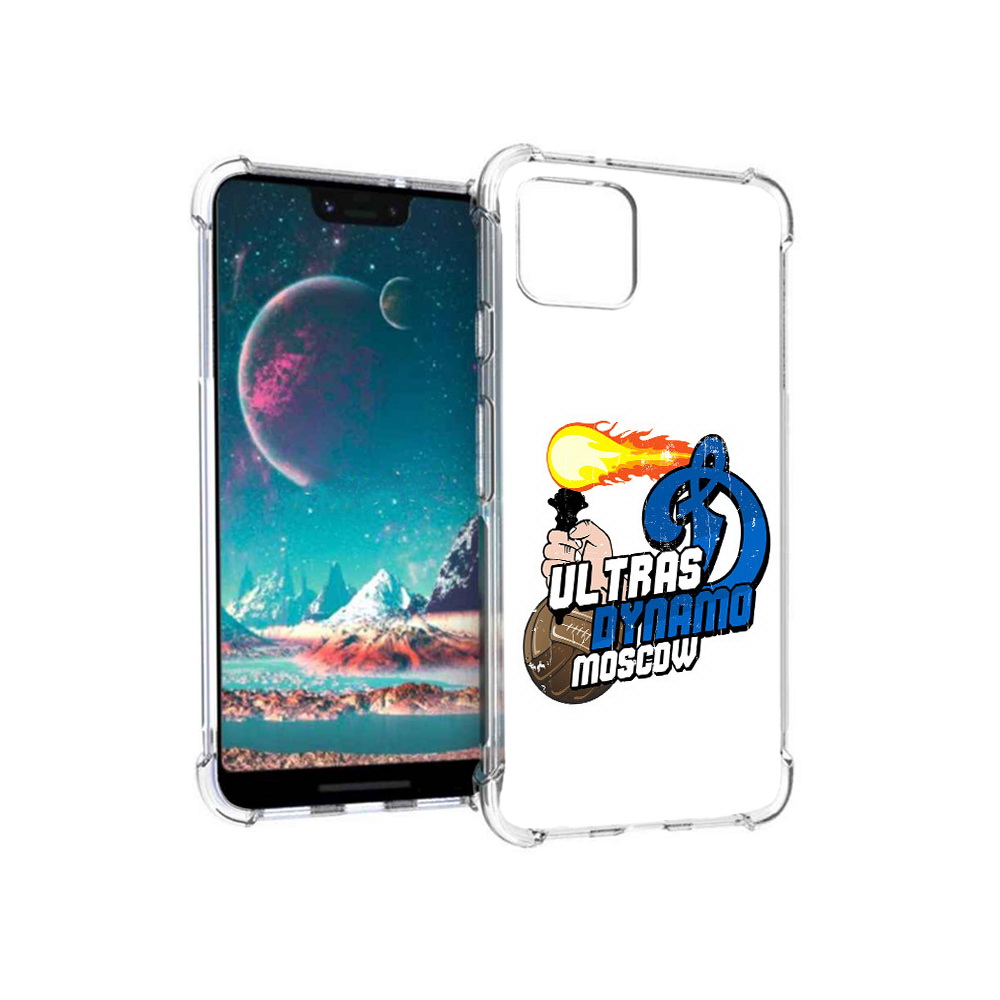 

Чехол MyPads Tocco для Google Pixel 4 ФК Динамо (PT139521.618.177), Прозрачный, Tocco