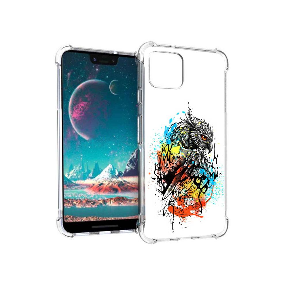 

Чехол MyPads Tocco для Google Pixel 4 Творческая сова (PT139521.618.170), Прозрачный, Tocco