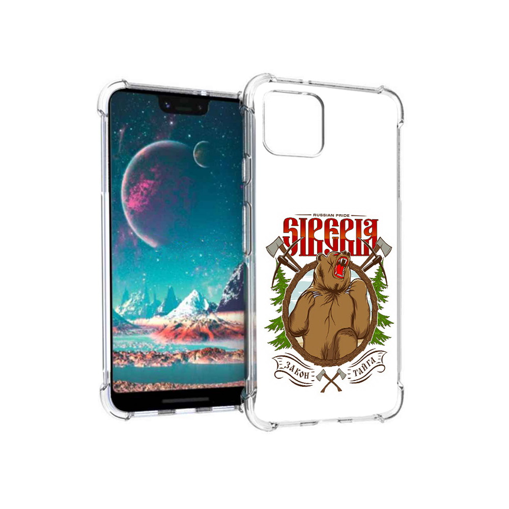 

Чехол MyPads Tocco для Google Pixel 4 Тайга (PT139521.618.168), Прозрачный, Tocco