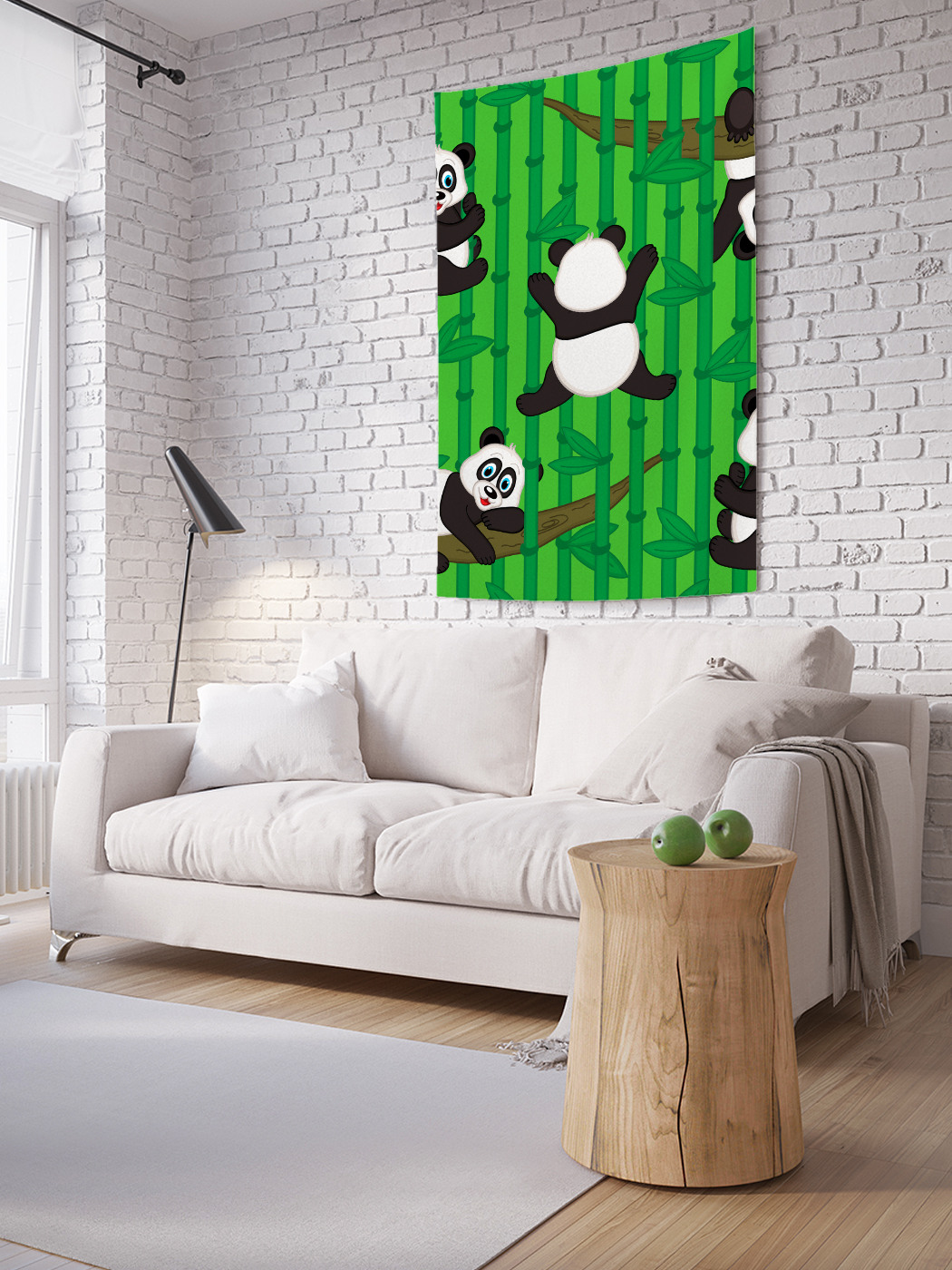

Вертикальное фотопанно на стену JoyArty Добрые панды 150x200 см, Добрые панды