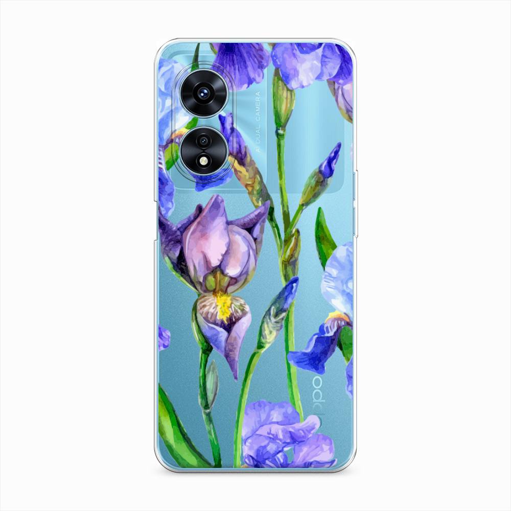 

Чехол Awog "Синие ирисы" для Oppo A97, 2511050-8