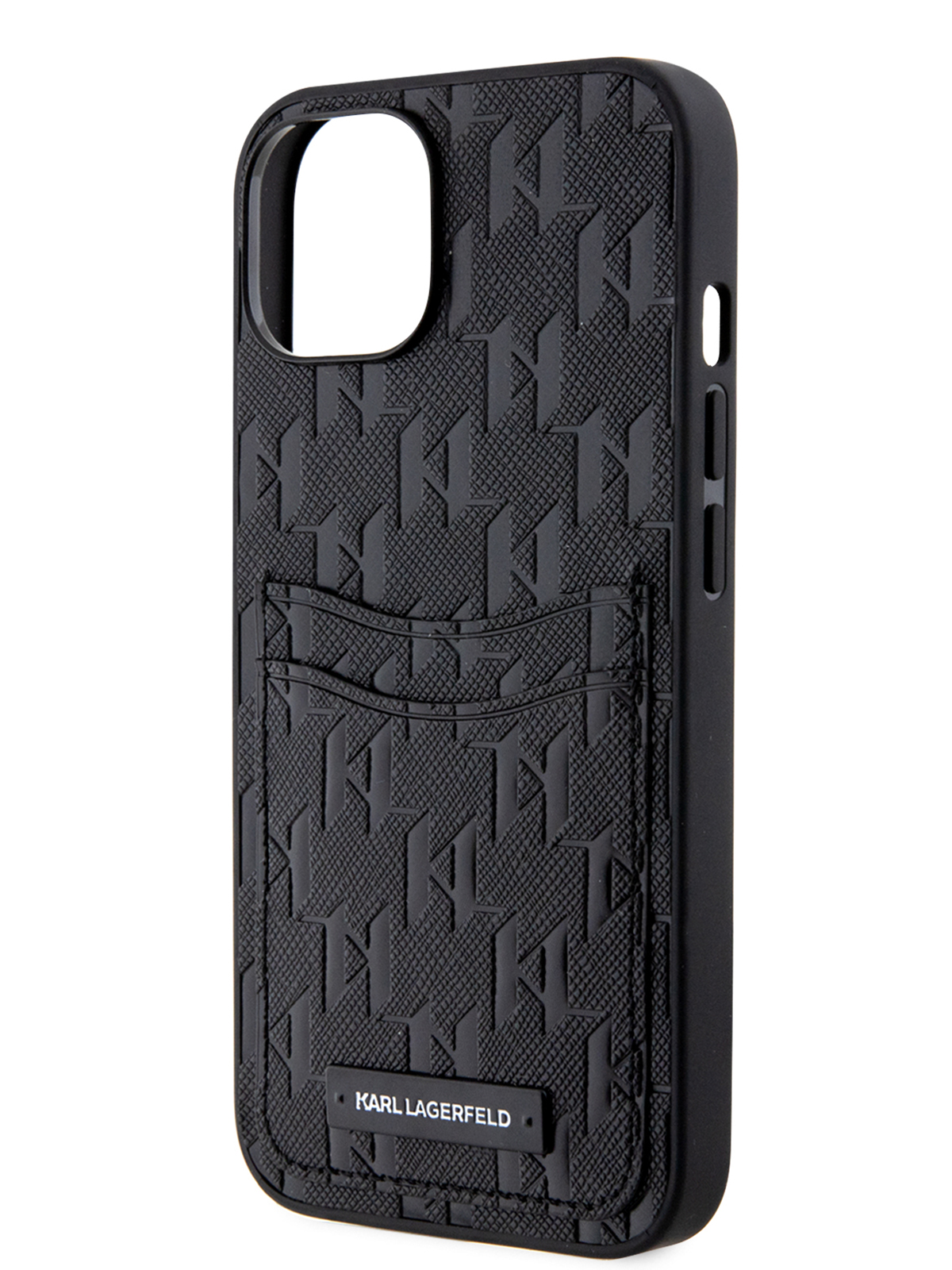 Чехол Karl Lagerfeld для iPhone 13 с карманом для карт Black