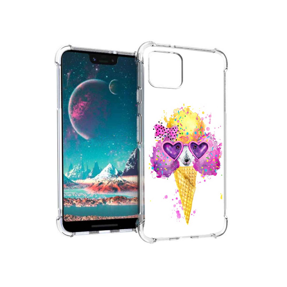 

Чехол MyPads Tocco для Google Pixel 4 Рожок (PT139521.618.146), Прозрачный, Tocco