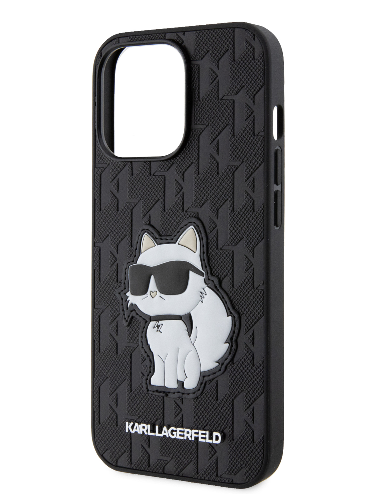 Чехол Karl Lagerfeld для iPhone 13 Pro чехол из экокожи NFT Choupette, Black