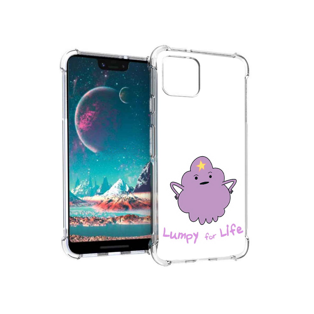 

Чехол MyPads Tocco для Google Pixel 4 Принцесса пупырчатого королевства (PT139521.618.139), Прозрачный, Tocco