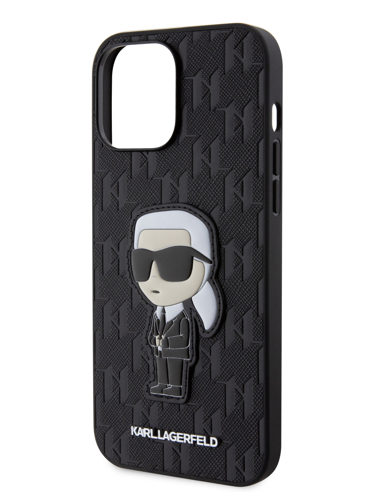 Чехол Karl Lagerfeld для iPhone 13 Pro Max из экокожи Black