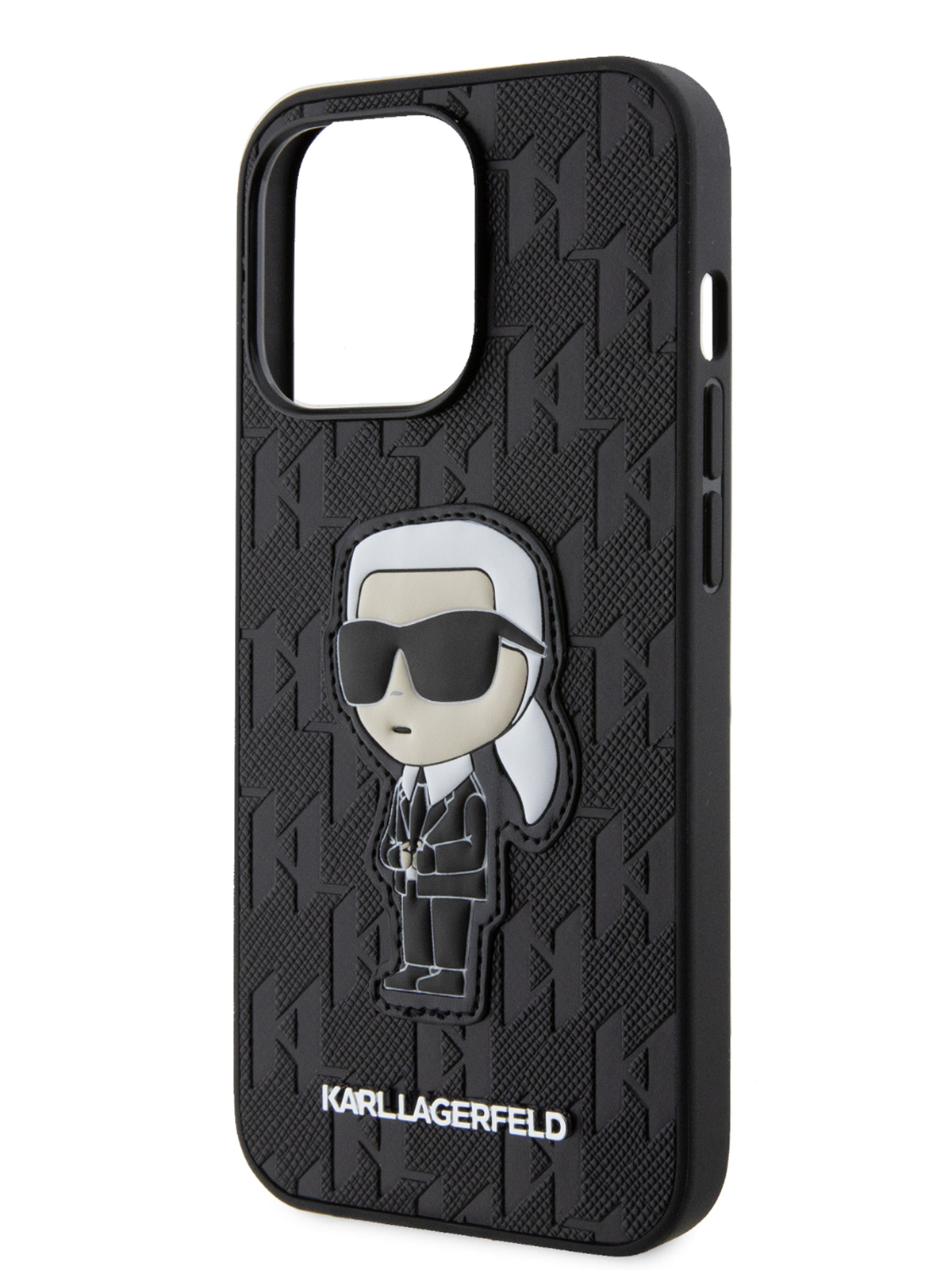 Чехол Karl Lagerfeld для iPhone 13 Pro из экокожи NFT Karl, Black