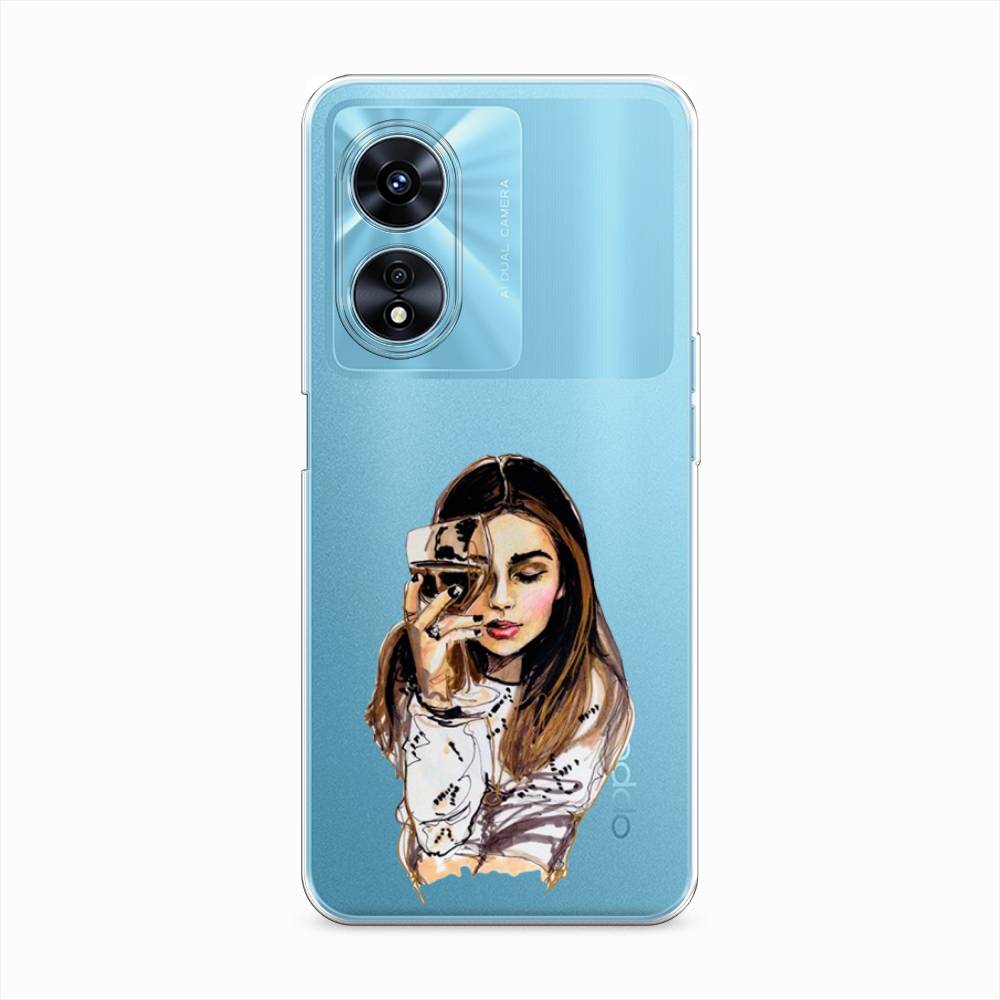 

Чехол Awog "Девушка с бокалом" для Oppo A97, 2511050-7