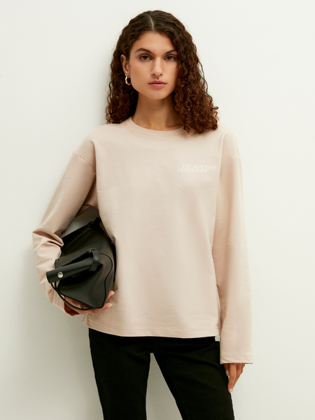 

Лонгслив женский ZARINA 2368511452 бежевый XS, 2368511452