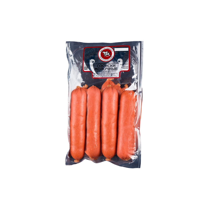 

Сосиски ЯМК Молочные вареные 300 г