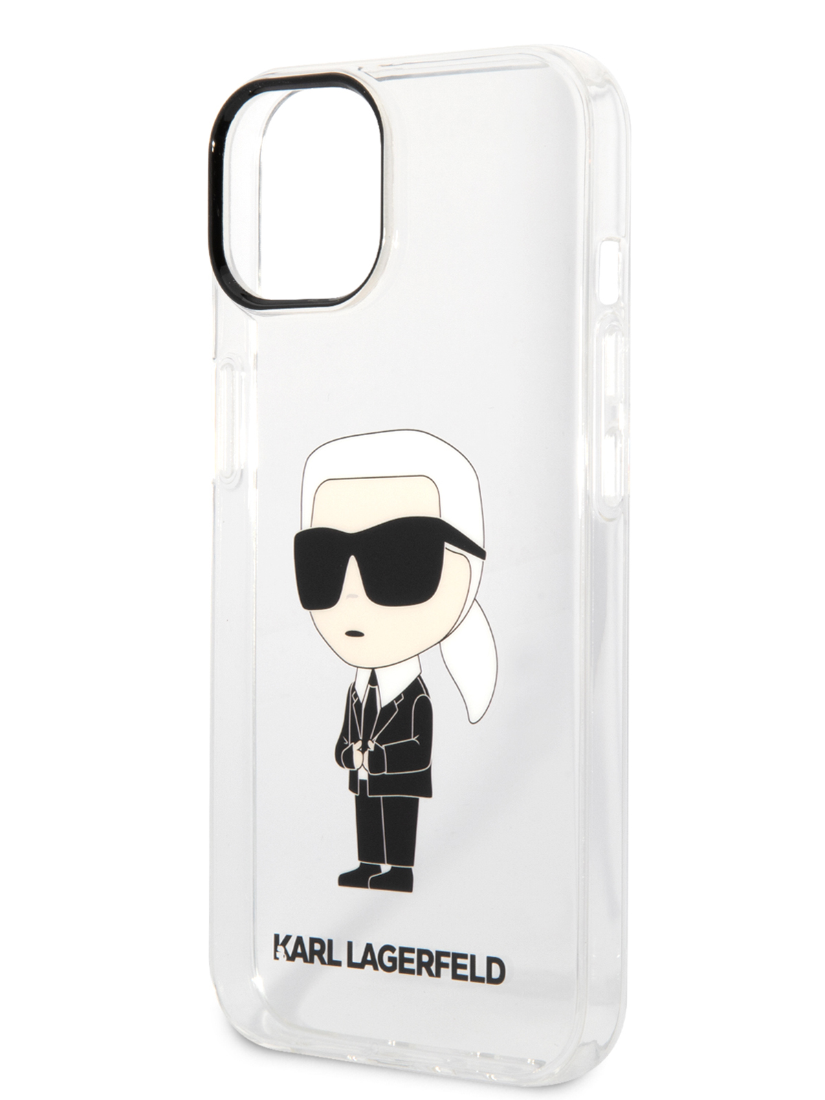 Чехол Karl Lagerfeld для iPhone 14 Plus с принтом прозрачный