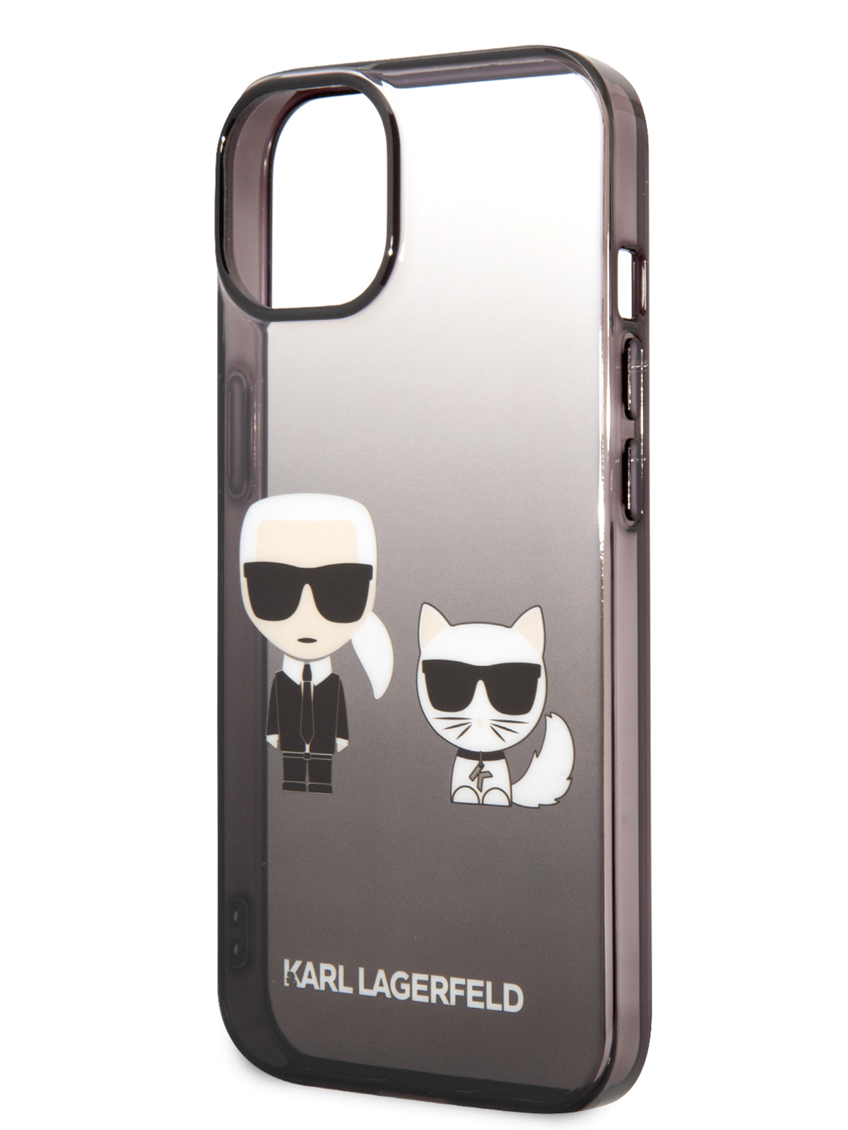 Чехол Karl Lagerfeld для iPhone 14 Karl & Choupette черный