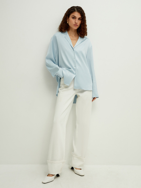

Блуза женская ZARINA 2368137339 голубая XS, 2368137339