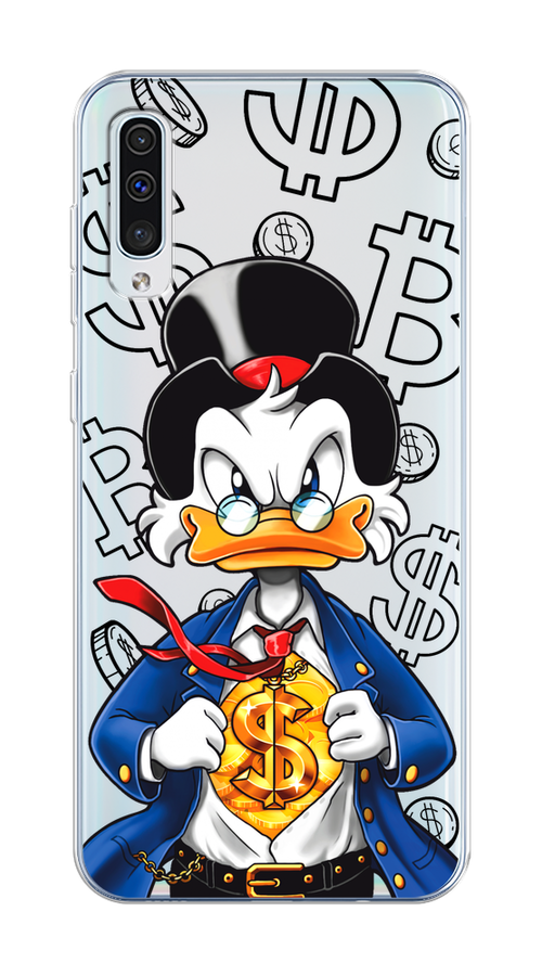 

Чехол на Samsung Galaxy A50/A30S "Scrooge Goldman", Черный;белый;синий, 27750-1
