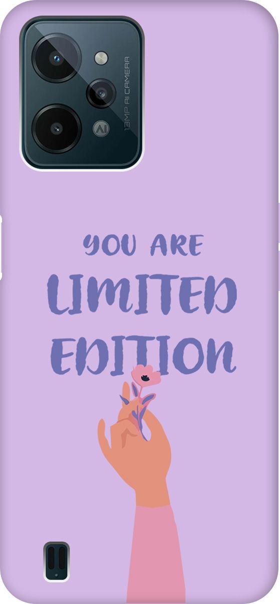 

Чехол на Realme C31 "Limited Edition" сиреневый, Фиолетовый, 1573000