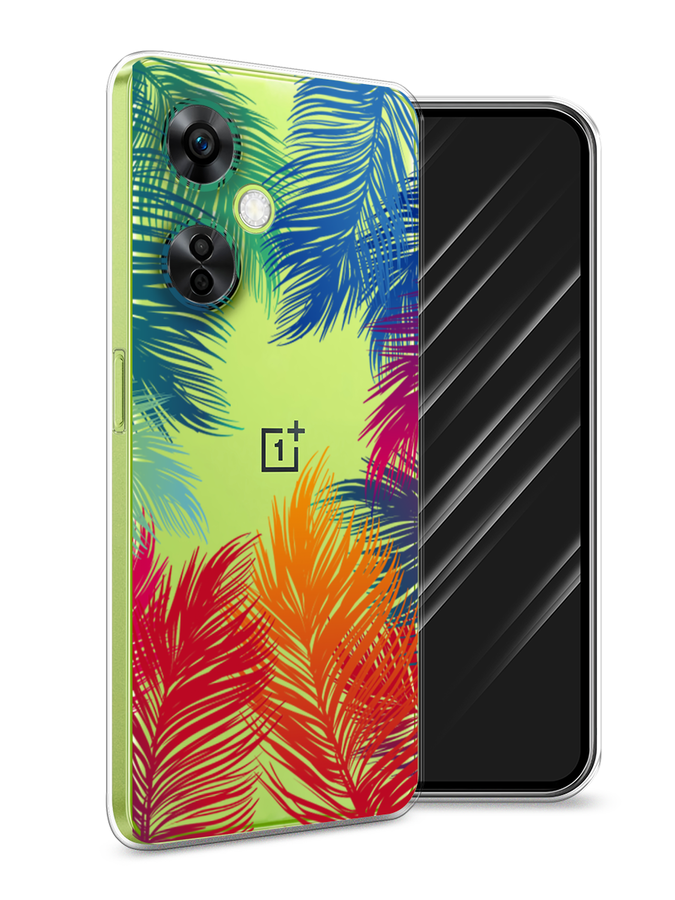 

Чехол Awog на OnePlus Nord N30 5G/Nord CE3 5G/Nord CE3 Lite "Рамка из перьев", Красный, 153750-4