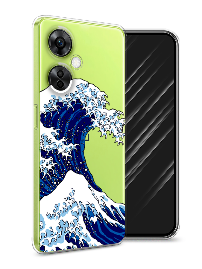 

Чехол Awog на OnePlus Nord N30 5G/Nord CE3 5G/Nord CE3 Lite "Волна в Канагаве", Синий;белый, 153750-4