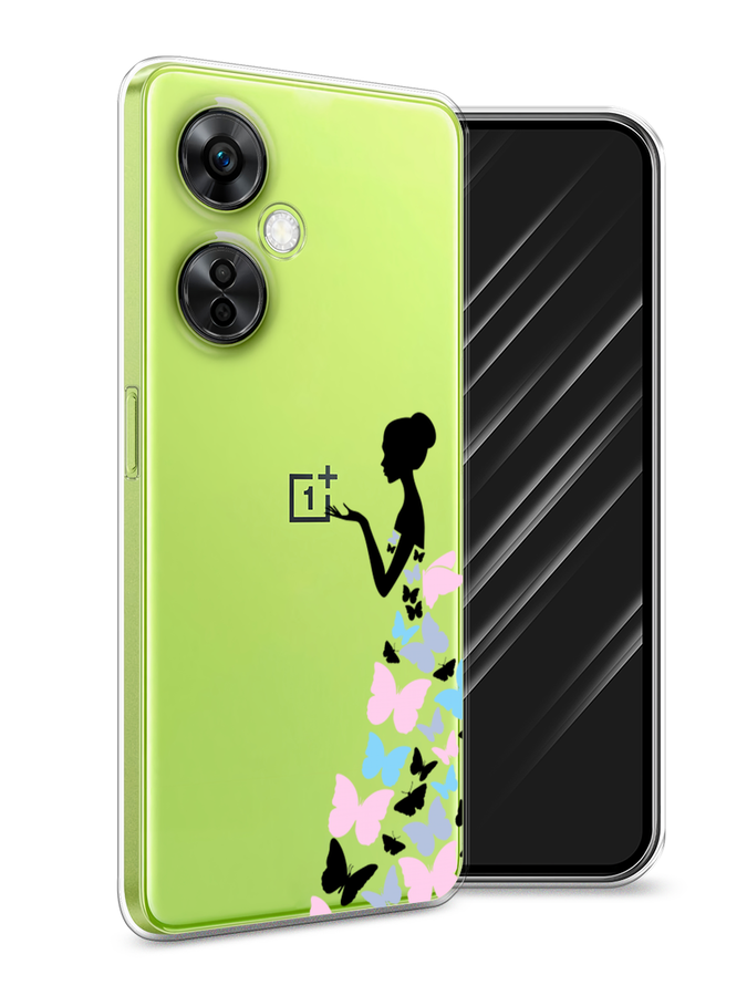 

Чехол Awog на OnePlus Nord N30 5G/Nord CE3 5G/Nord CE3 Lite "Платье из бабочек", Белый;розовый, 153750-1