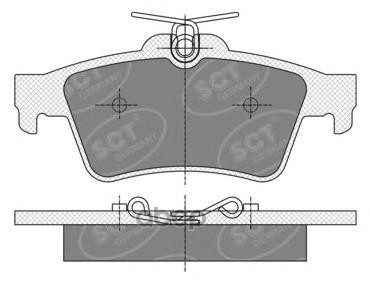 

Колодки Торм. Задн. Ford Focus Ii.Iii.Kuga Ii 13-.Volvo V50.S40 04-.V40 13-.Mazda 3 04-.09