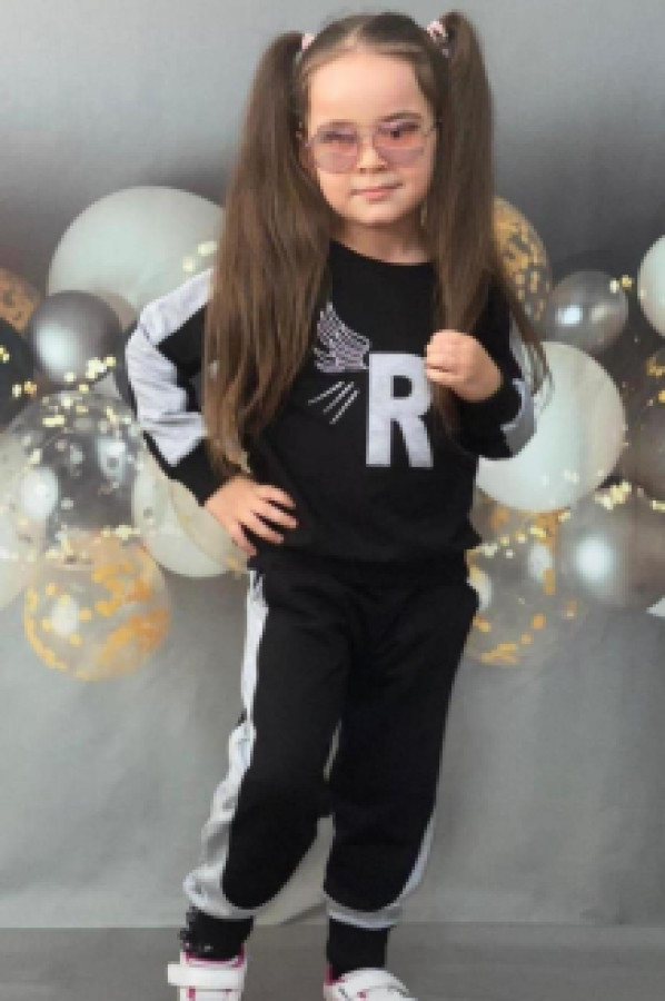 

Спортивный костюм Ricco Tarz р. 4-5 лет Черный, 2221808007 (доставка из-за рубежа), 2221808007