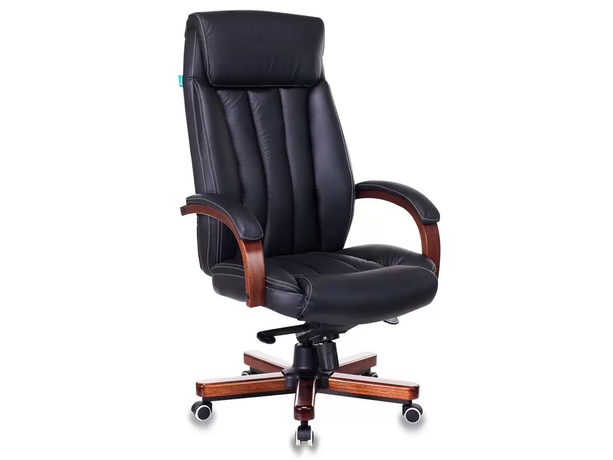 

Кресло руководителя T-9922WALNUT/BLACK Натуральная кожа BLACK