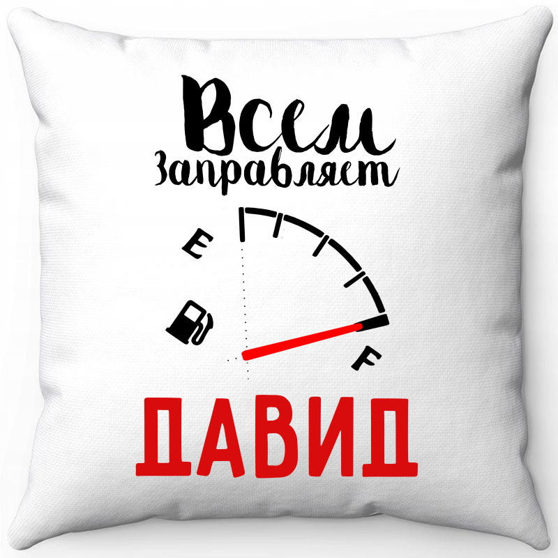 

Подушка декоративная Море Маек Белая 40х40, всем заправляет Давид, Белый, Белая 40х40