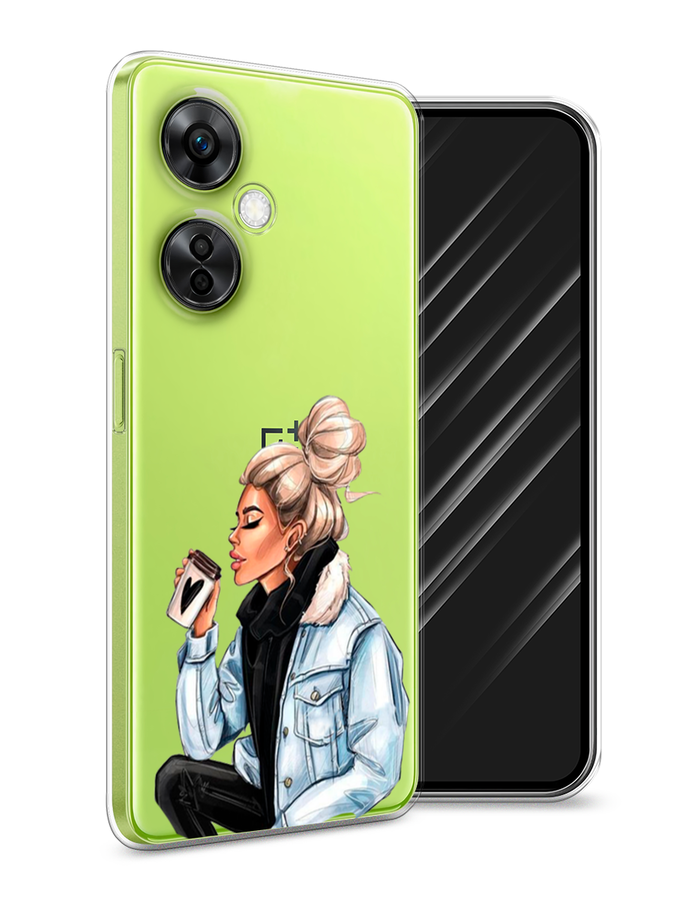 

Чехол Awog на OnePlus Nord N30 5G/Nord CE3 5G/Nord CE3 Lite "Cute girl", Бежевый;черный;голубой, 153750-7