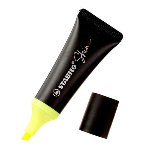 

Текстовыделитель STABILO "Shine" арт. 152223, 10 шт., Желтый