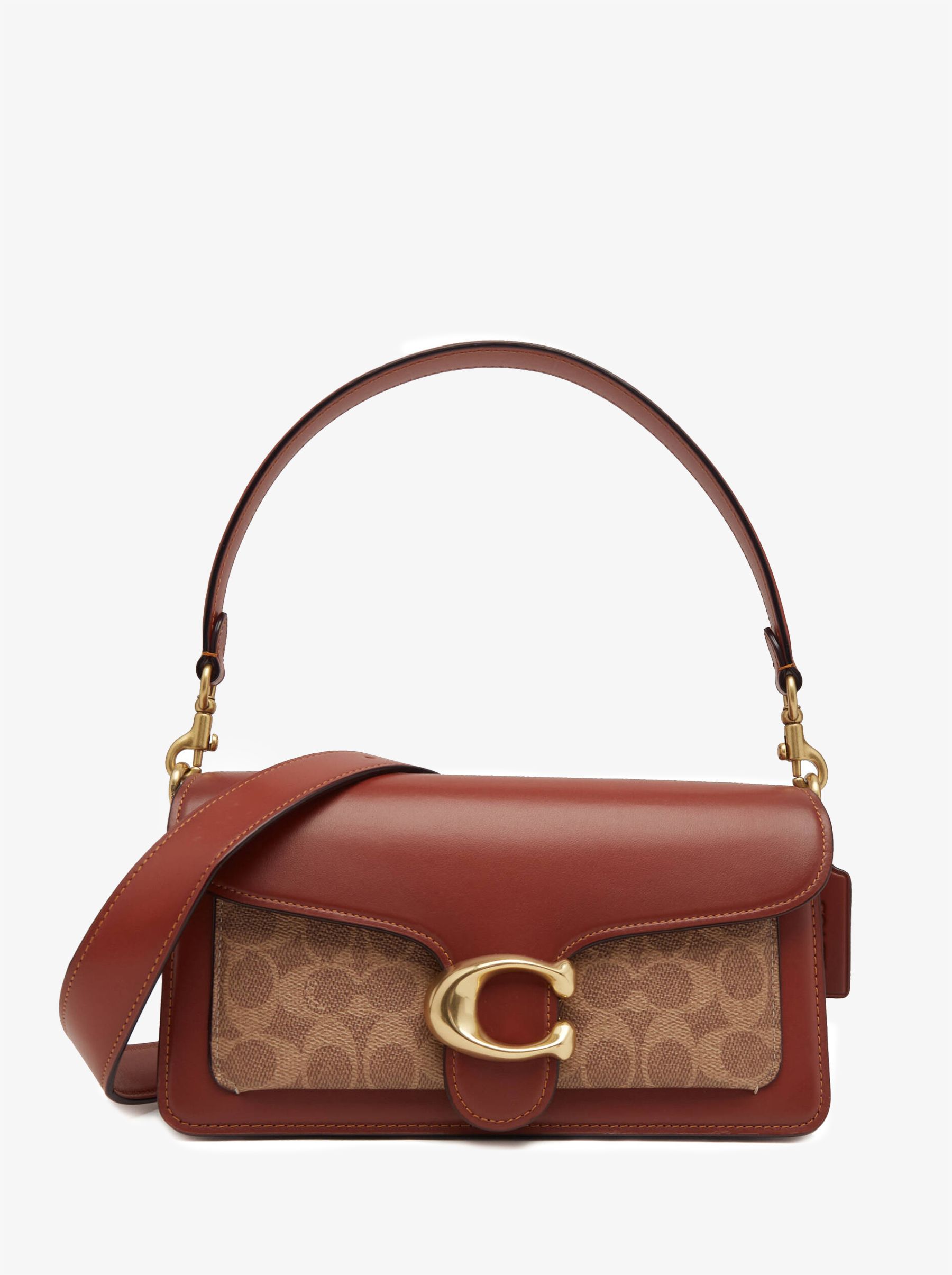 

Сумка женская Coach Tabby_CH0367 коричневая, Белый, Tabby_CH0367