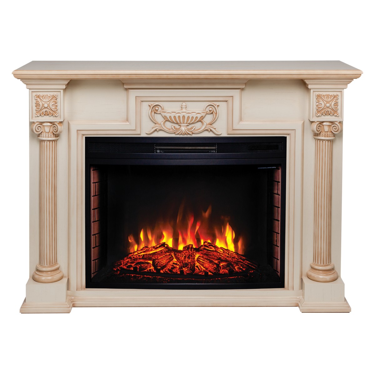 

Электрокамин RealFlame London WT с очагом Firespace 33 S IR, инфракрасный обогрев, Электрокамин London 33 WT-659B с очагом Firespace 33