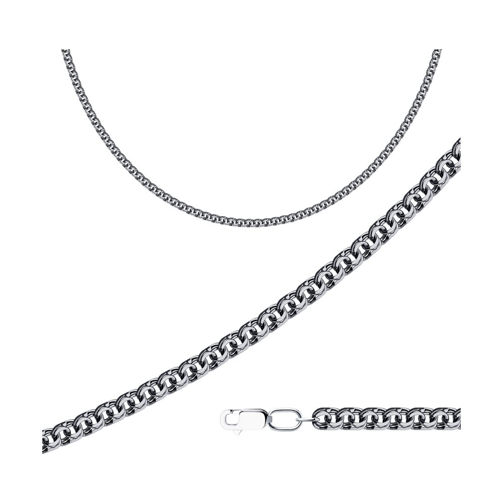 Серебряные цепочки Цепочка из серебра 60 см Diamant 95-180-14070-1
