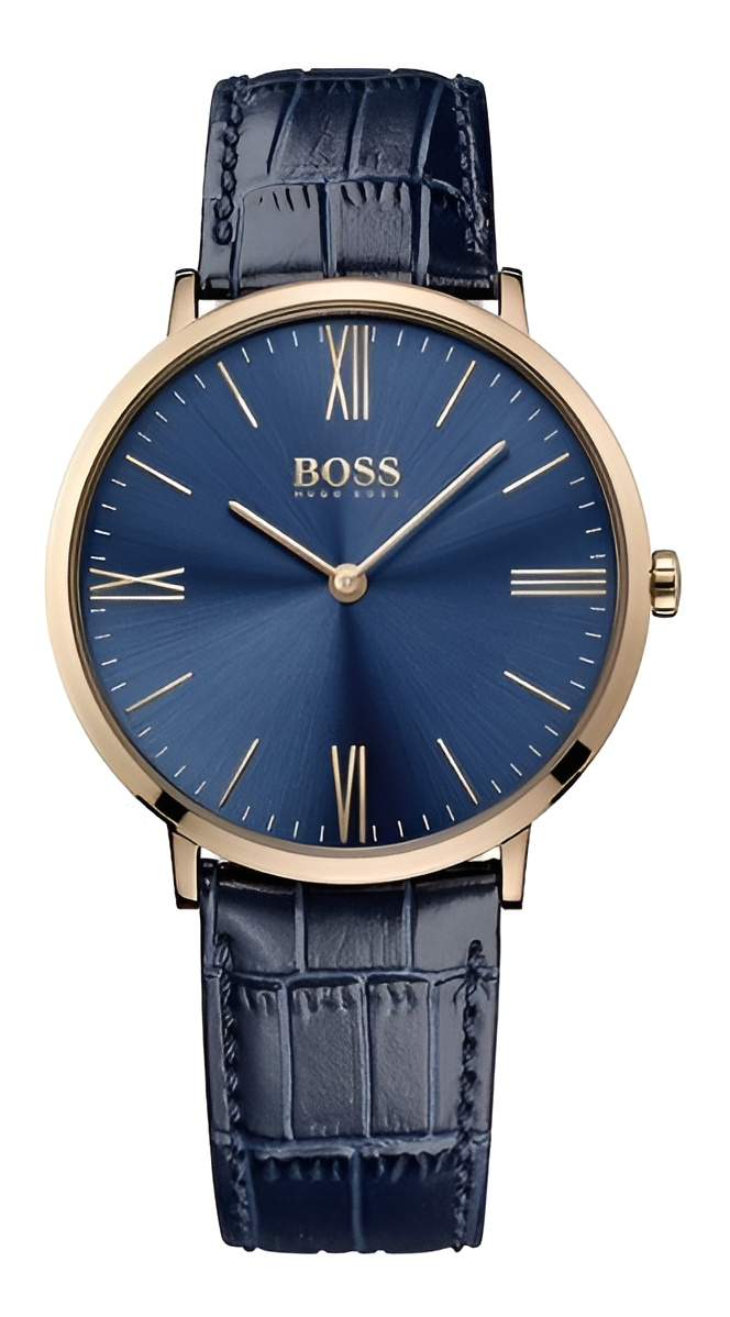 

Наручные часы мужские HUGO BOSS HB1513371 синие, HB1513371