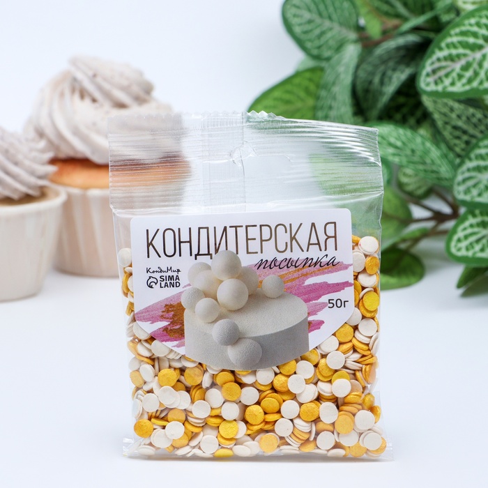 

Посыпка сахарная КондиМир декоративная Конфетти, 50 г