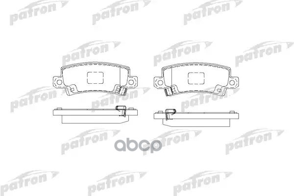 

Колодки Зад.Toyota Corolla 00-02, Corolla 02-, Corolla Compact 00-02, Corolla Liftback 00-