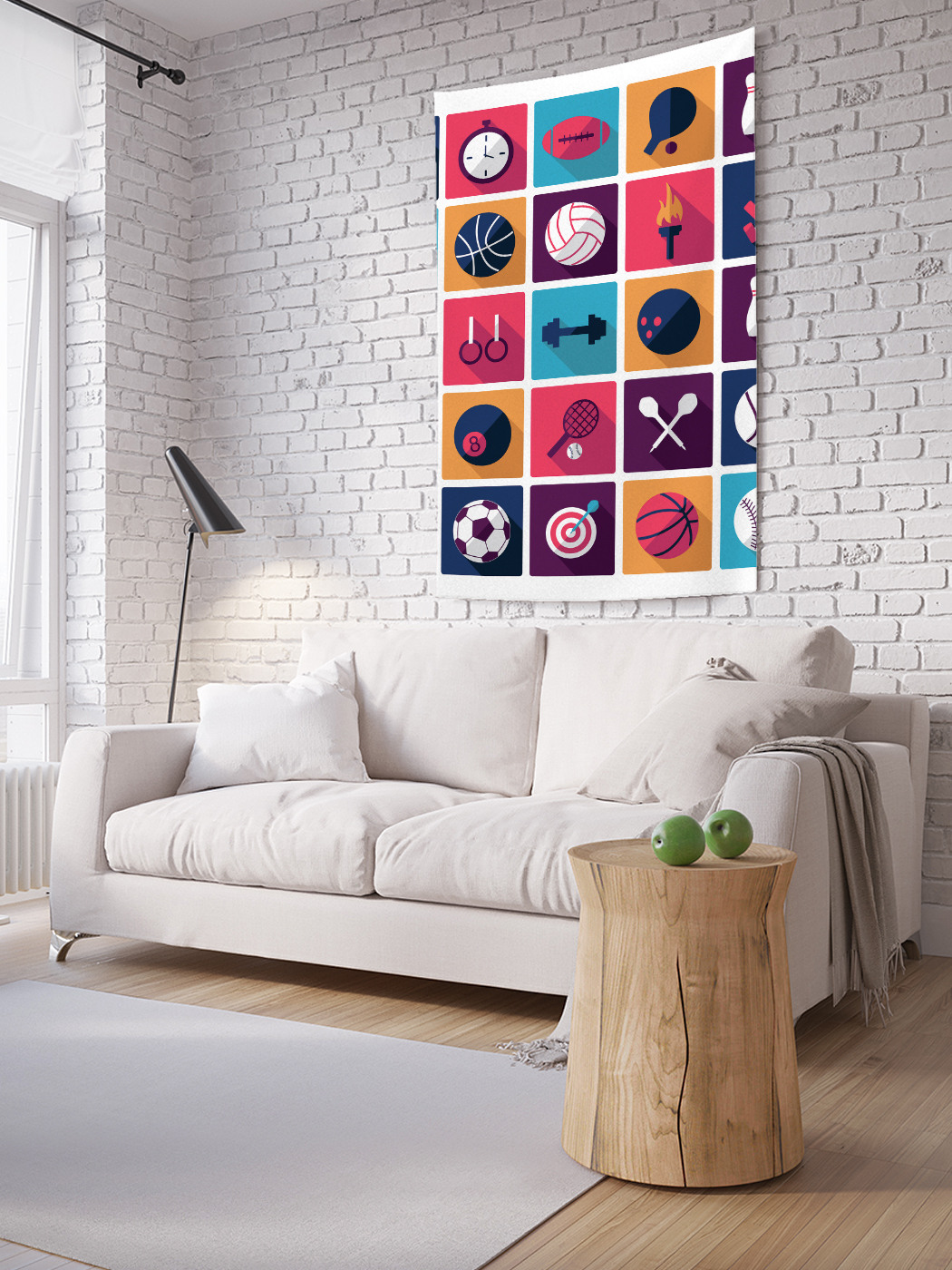 

Вертикальное фотопанно на стену JoyArty Спортивные увлечения 150x200 см, Спортивные увлечения