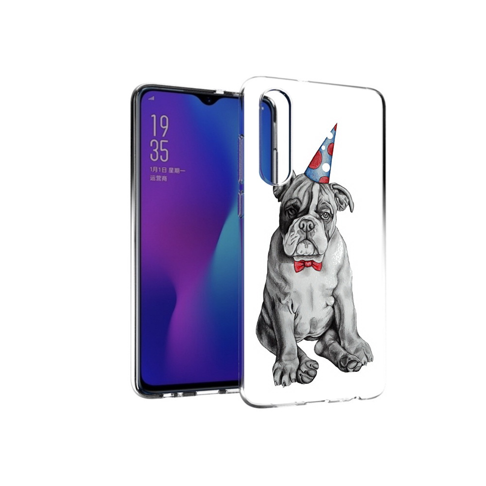 

Чехол MyPads Tocco для Huawei P30 праздничный щенок, Прозрачный, Tocco